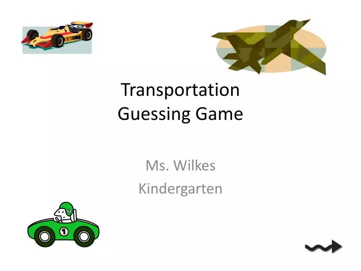 transportation guessing game