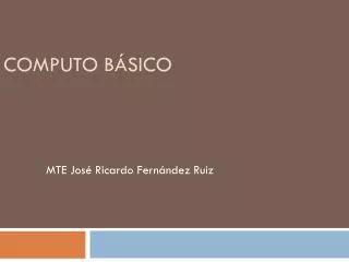 computo b sico