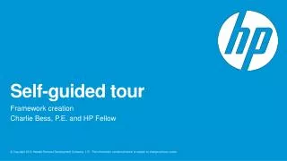 Self-guided tour