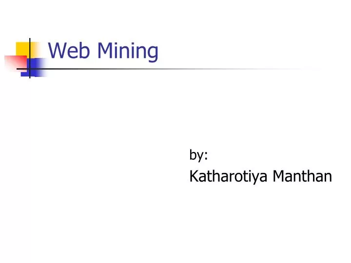 web mining