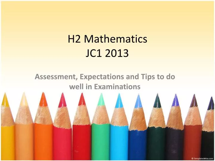 h2 mathematics jc1 2013