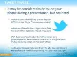 Tweet Tweet… - slide 1