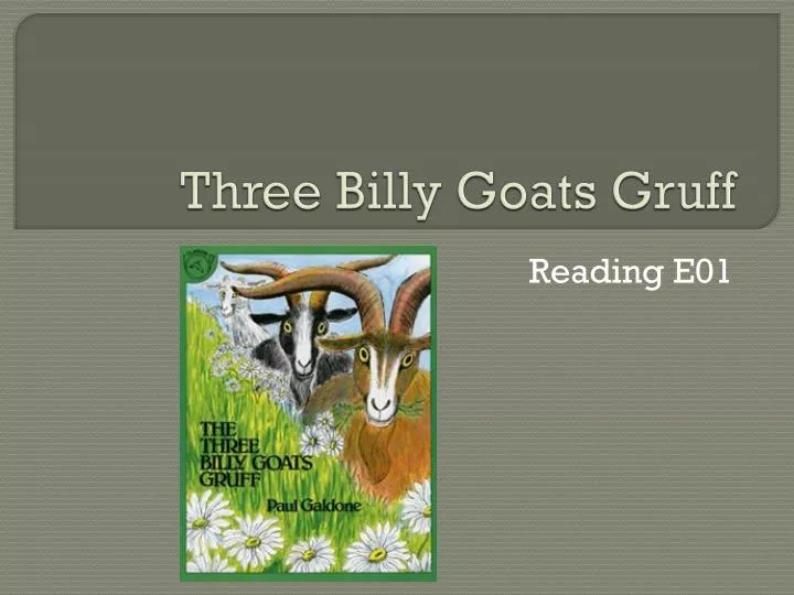 three billy goats gruff
