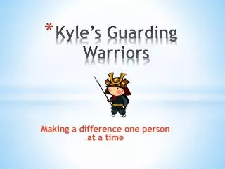 kyle s guarding warriors