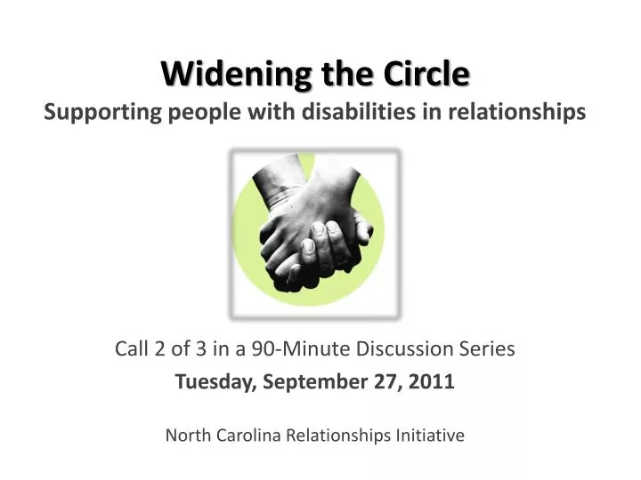 widening the circle supporting people with disabilities in relationships