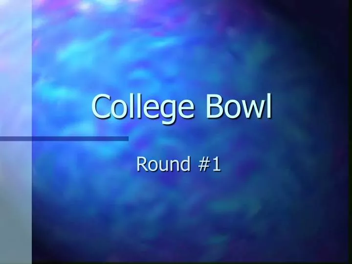 college bowl