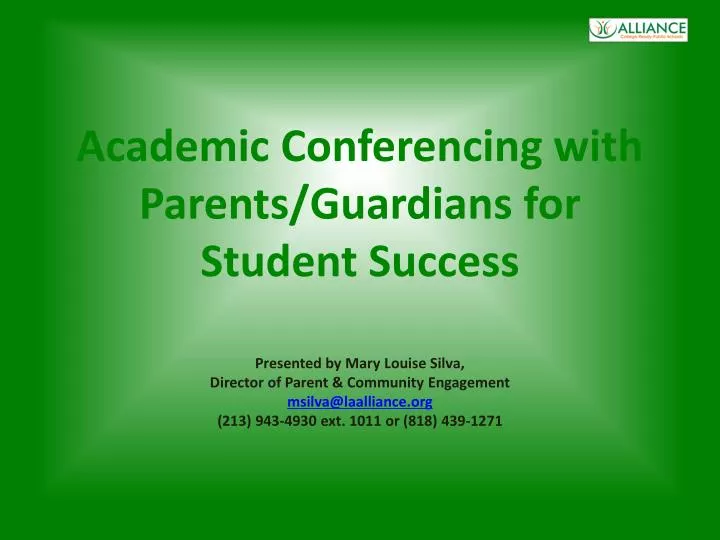 academic conferencing with parents guardians for student success