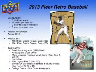 2013 Fleer Retro Baseball