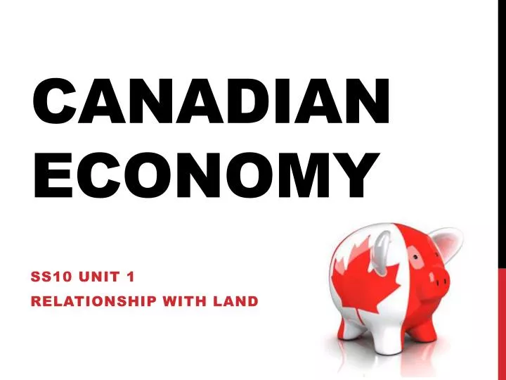 canadian economy