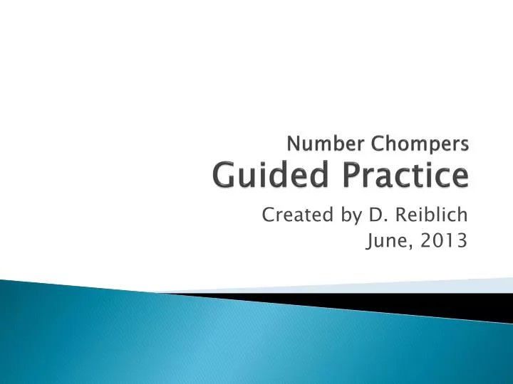 number chompers guided practice