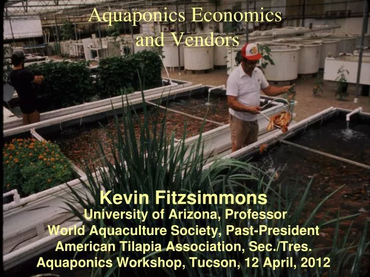 aquaponics economics and vendors