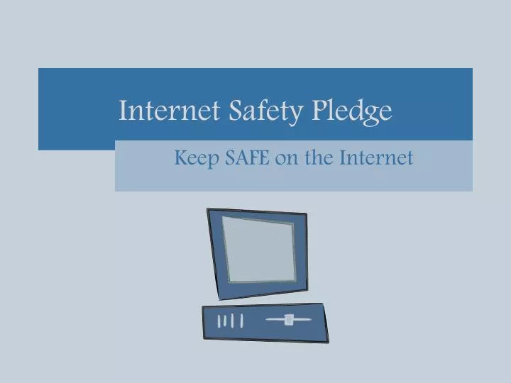 internet safety pledge