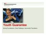 Empowering Youth Through the Guarantee of Strong Foundations and Successful Transitions - slide 1