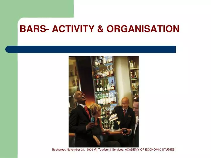 bars activity organisation