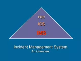 Incident Management System An Overview