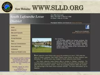 New Website: WWW.SLLD.ORG