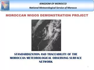 MOROCCAN WIGOS DEMONSTRATION PROJECT