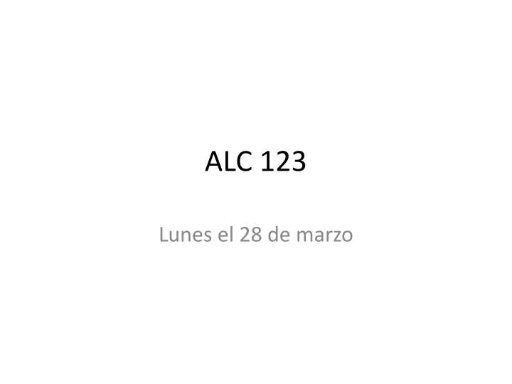 alc 123