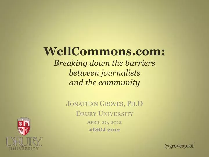 wellcommons com breaking down the barriers between journalists and the community
