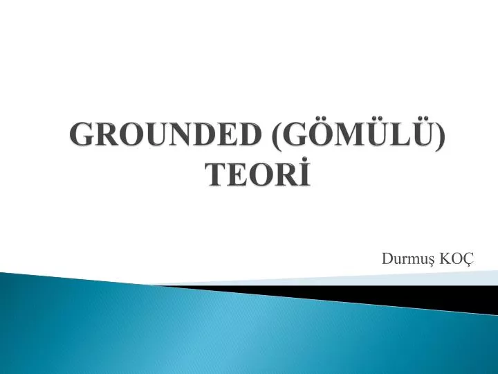 grounded g m l teor