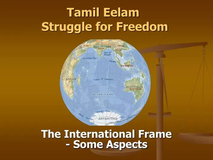 tamil eelam struggle for freedom