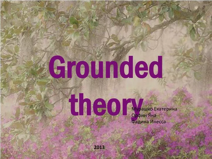 grounded theory