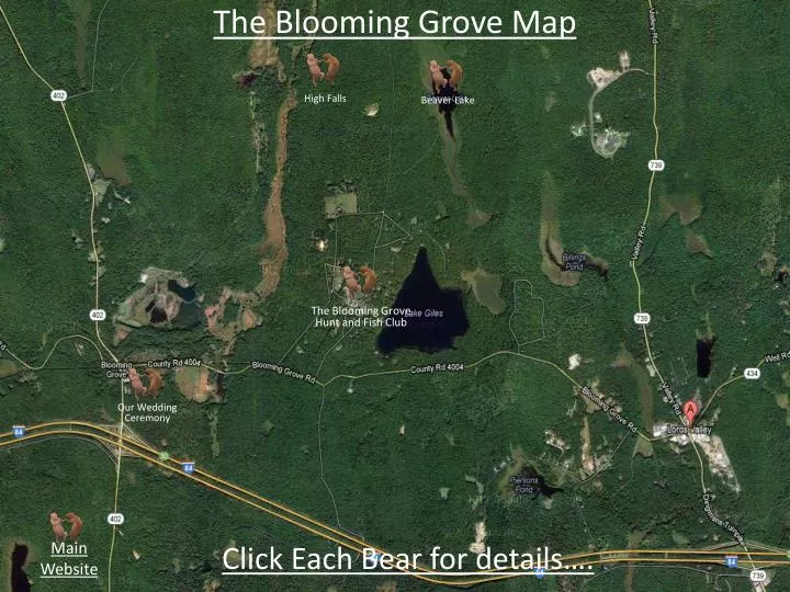 the blooming grove map