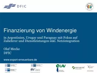 Finanzierung von Windenergie