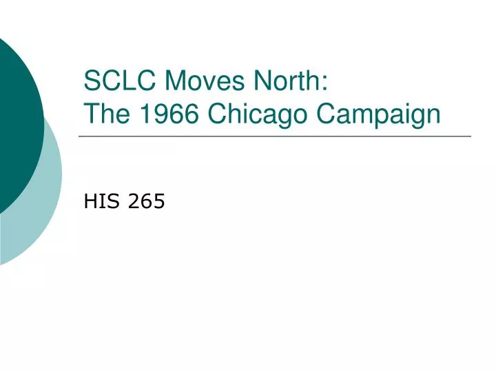 sclc moves north the 1966 chicago campaign