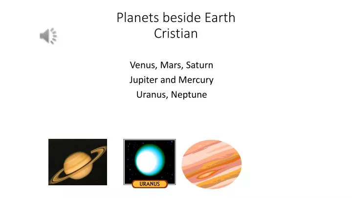 planets beside earth c ristian