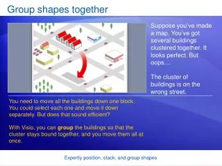 Group shapes together