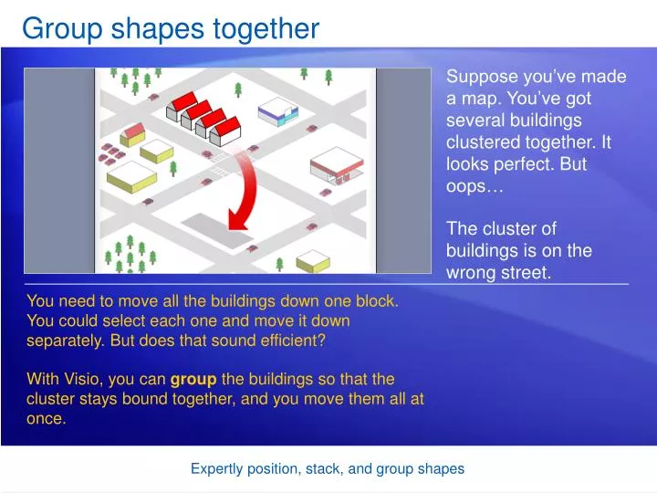 group shapes together