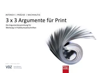 3 x 3 argumente f r print die argumentesammlung f r werbung in publikumszeitschriften