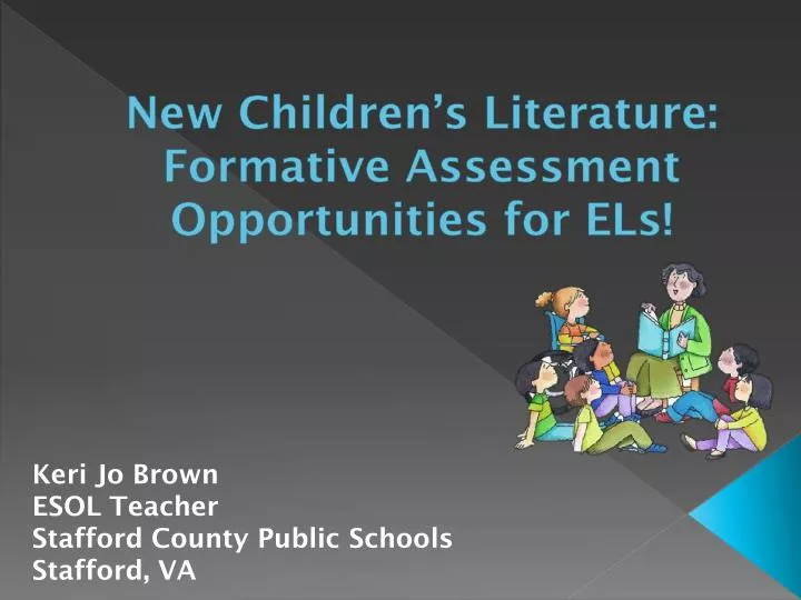new children s literature formative assessment opportunities for els