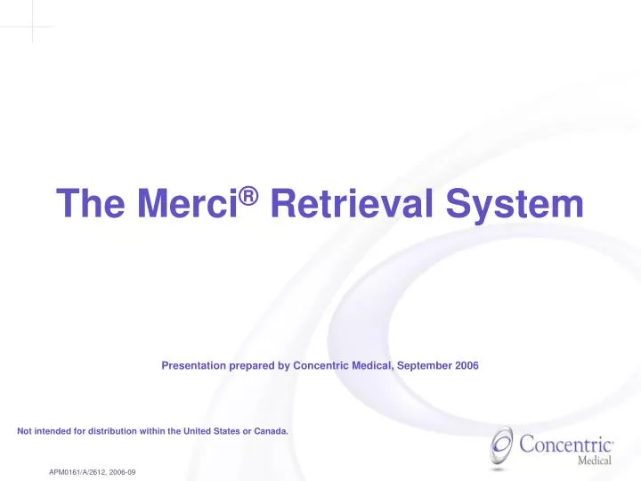 the merci retrieval system