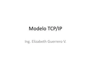 modelo tcp ip
