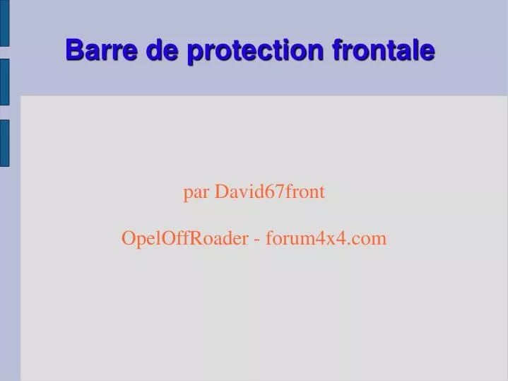 par david67front opeloffroader forum4x4 com