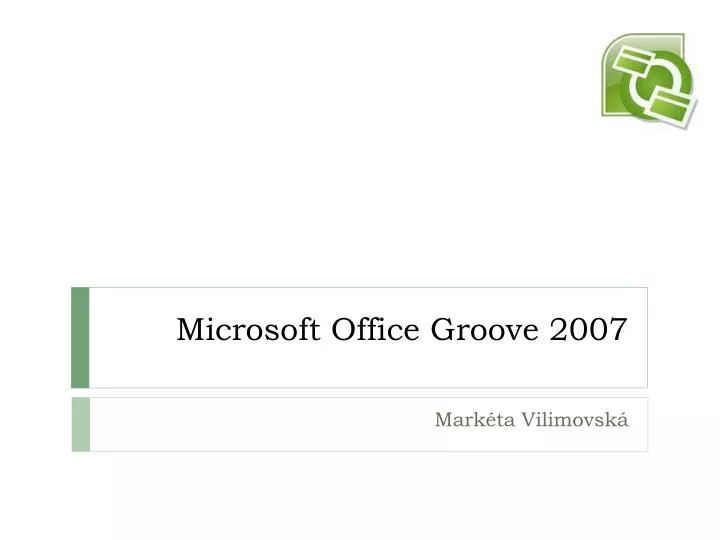 microsoft office groove 2007