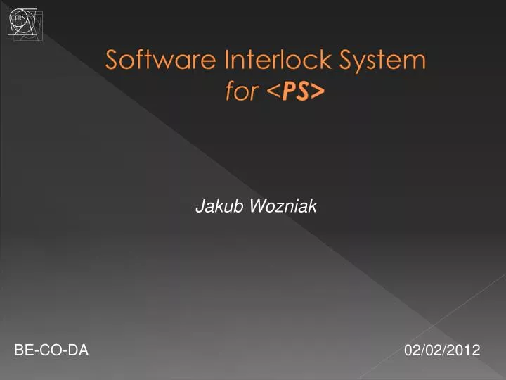 software interlock system for ps