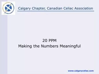 Calgary Chapter, Canadian Celiac Association