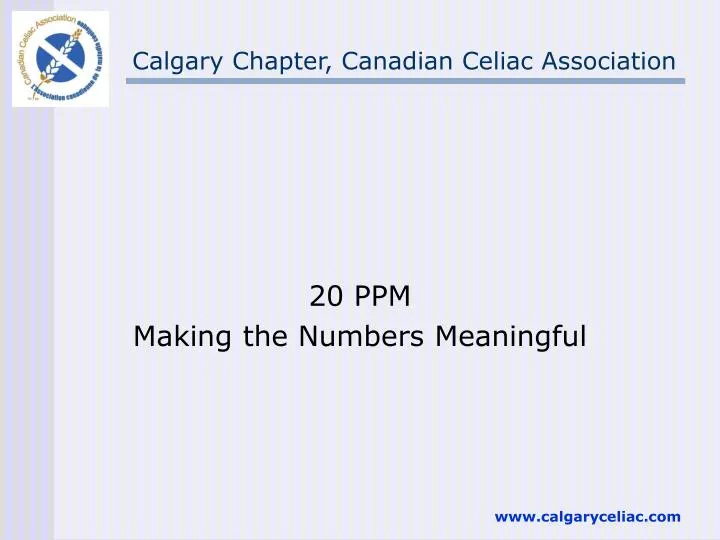 calgary chapter canadian celiac association