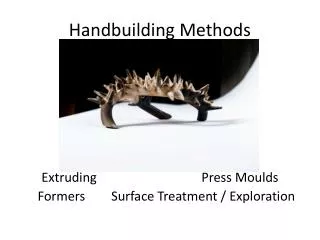 Handbuilding Methods