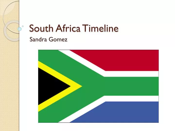 south africa timeline