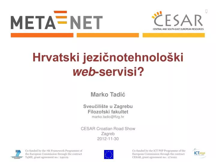 hrvatski jezi notehnolo ki web servisi