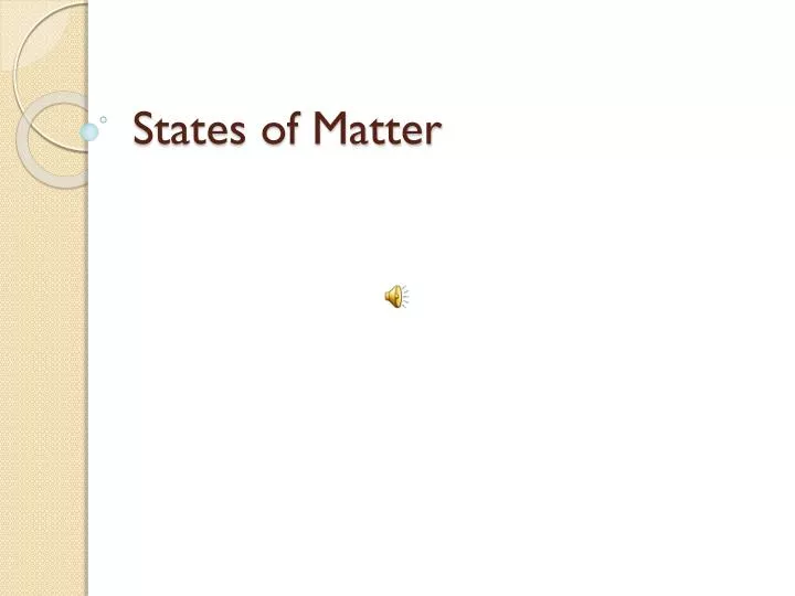 states of matter