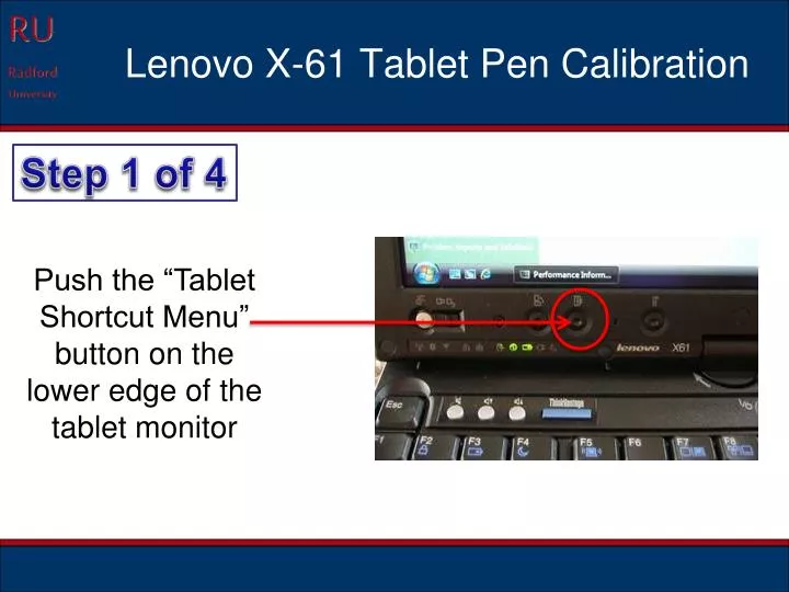 lenovo x 61 tablet pen calibration