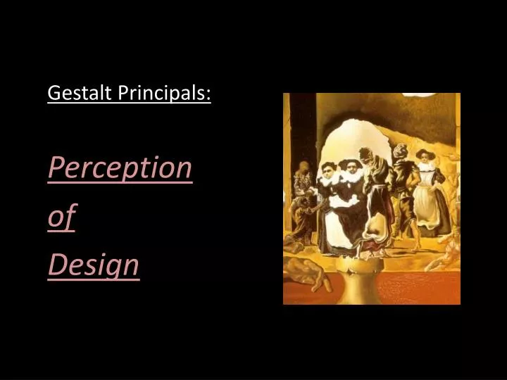 gestalt principals perception of design