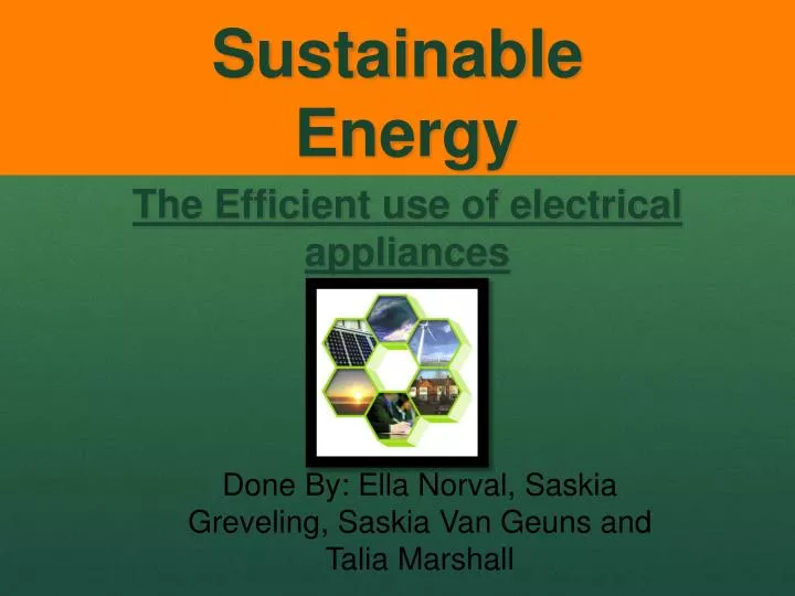 sustainable energy