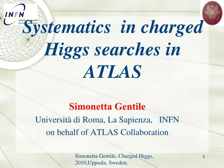 systematics in charged higgs searches in atlas