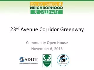 23 rd Avenue Corridor Greenway